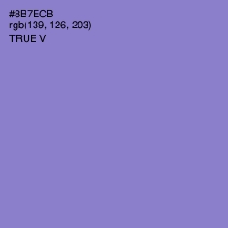 #8B7ECB - True V Color Image